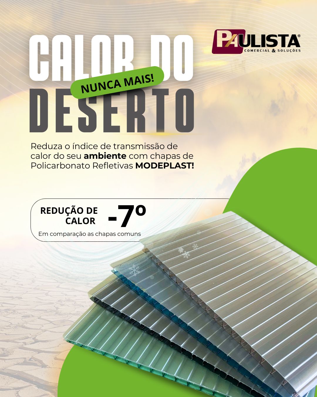 Chapas Modeplast Redução de Calor